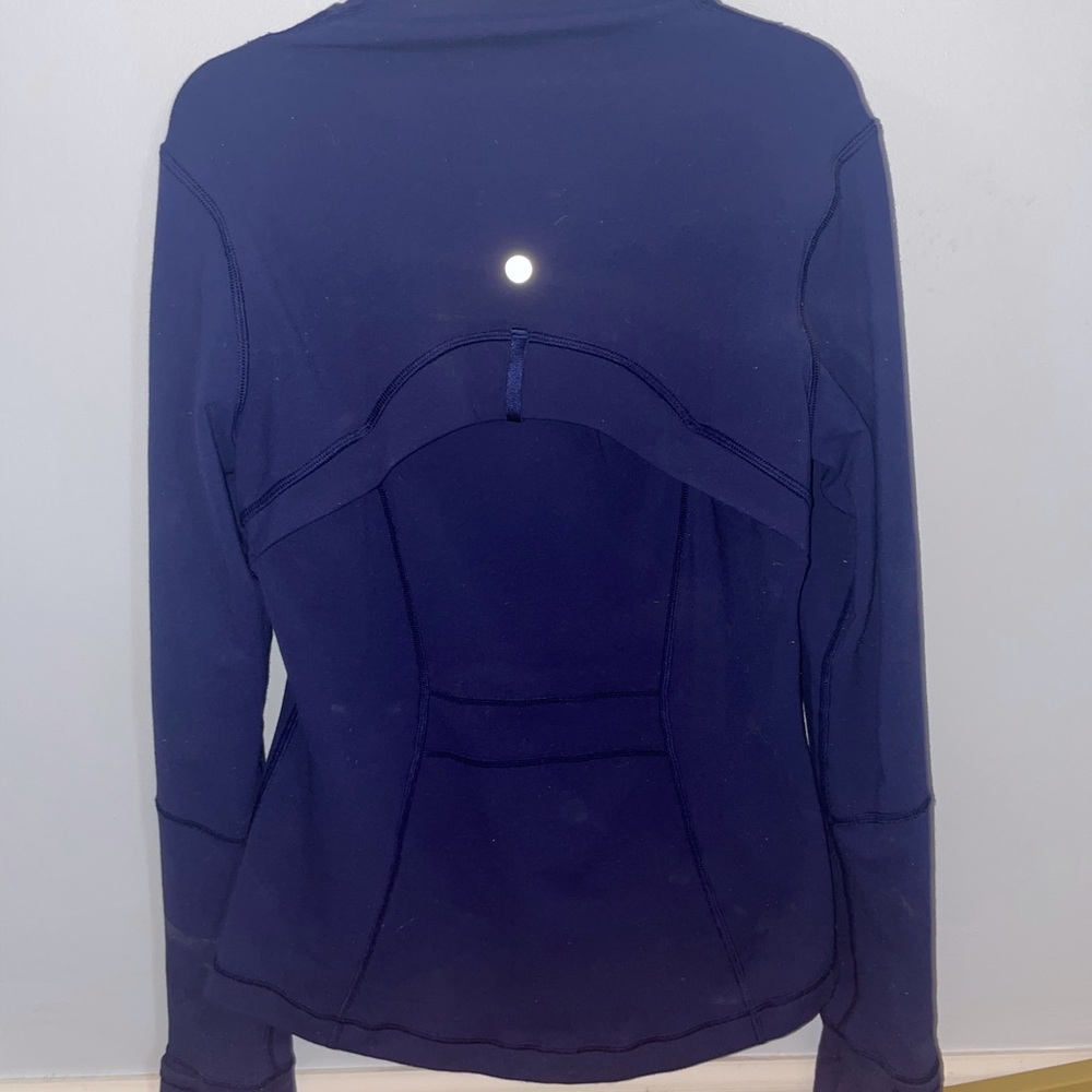 Navy define jacket.